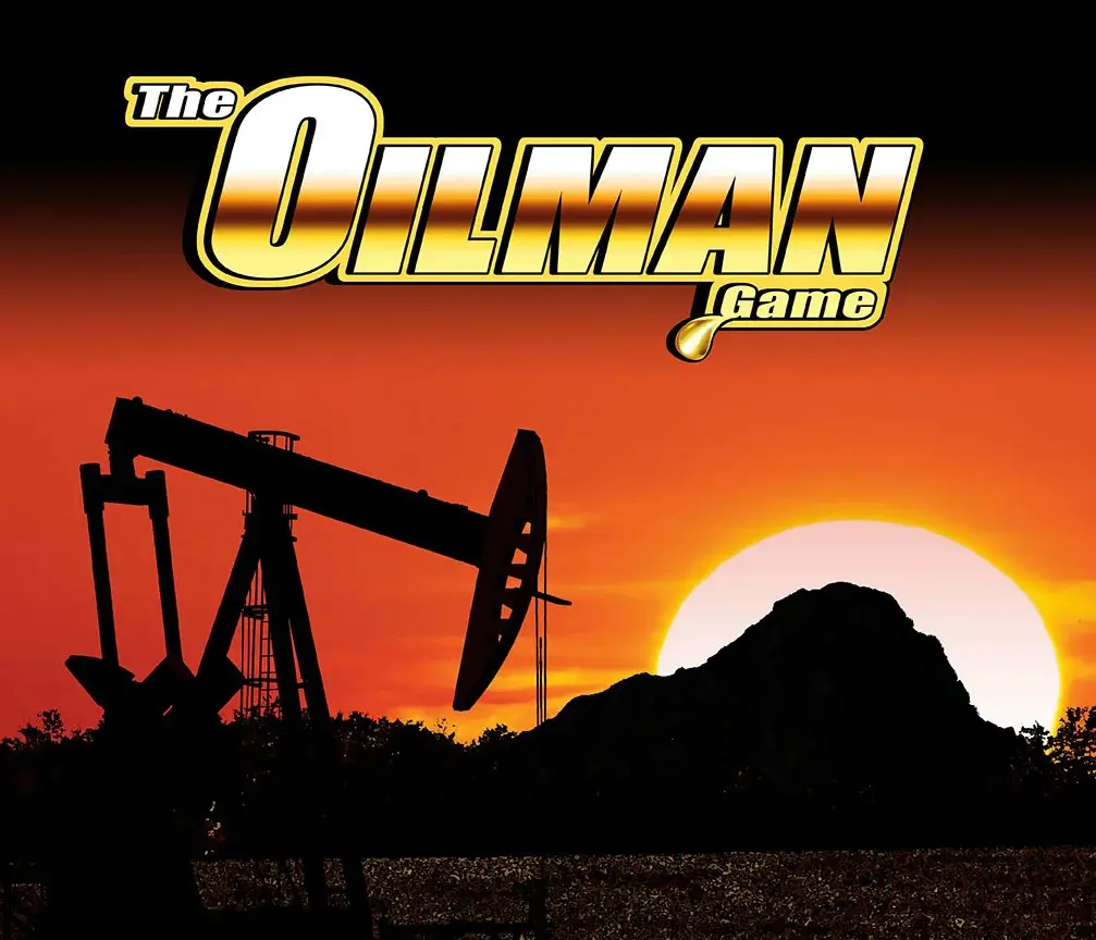 Oilman Game logo and scenery